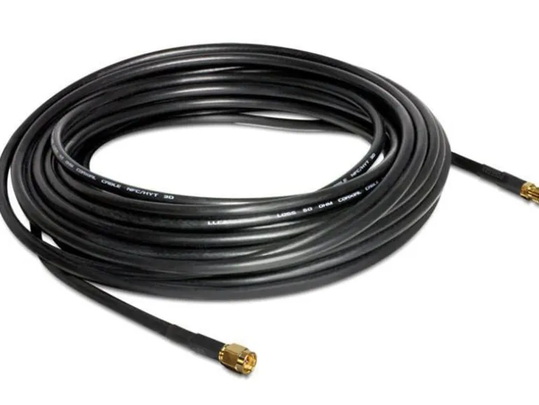 Delock Antennenkabel SMA zu SMA, 10 m
