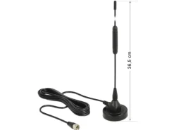 Delock DAB+-Antenne F-Stecker 174-240 MHz F-Type 0 dBi Rundstrahl