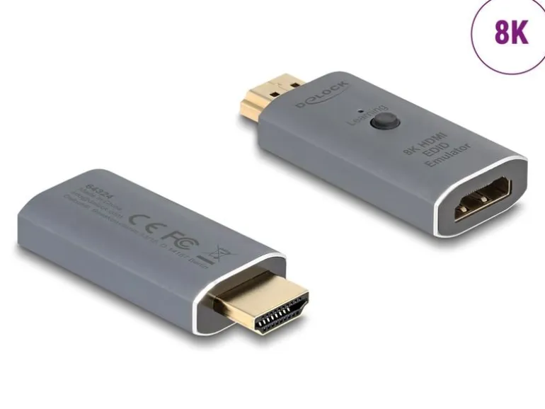 Delock EDID Emulator HDMI 8K 7680 x 4320, 60 Hz HDMI - HDMI