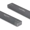 Delock Externes Gehäuse M.2 NVMe PCIe SSD, SATA SSD mit USB-A