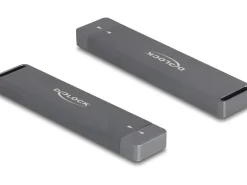 Delock Externes Gehäuse M.2 NVMe PCIe SSD, SATA SSD mit USB-A
