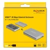 Delock Externes Gehäuse M.2 NVMe USB4 40 Gbps M.2