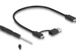 Delock Externes Gehäuse M.2 NVMe PCIe SSD USB 3.2 Type-C 20 Gbps