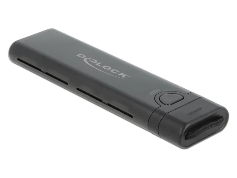 Delock Externes Gehäuse USB-C, NVME&SATA M.2, bootfähig, 10Gbps M.2