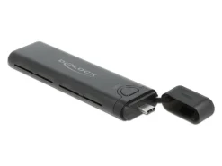 Delock Externes Gehäuse USB-C, NVME&SATA M.2, bootfähig, 10Gbps M.2