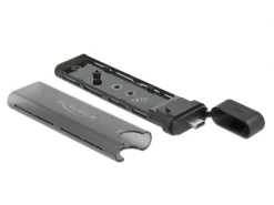 Delock Externes Gehäuse USB-C, NVME&SATA M.2, bootfähig, 10Gbps M.2