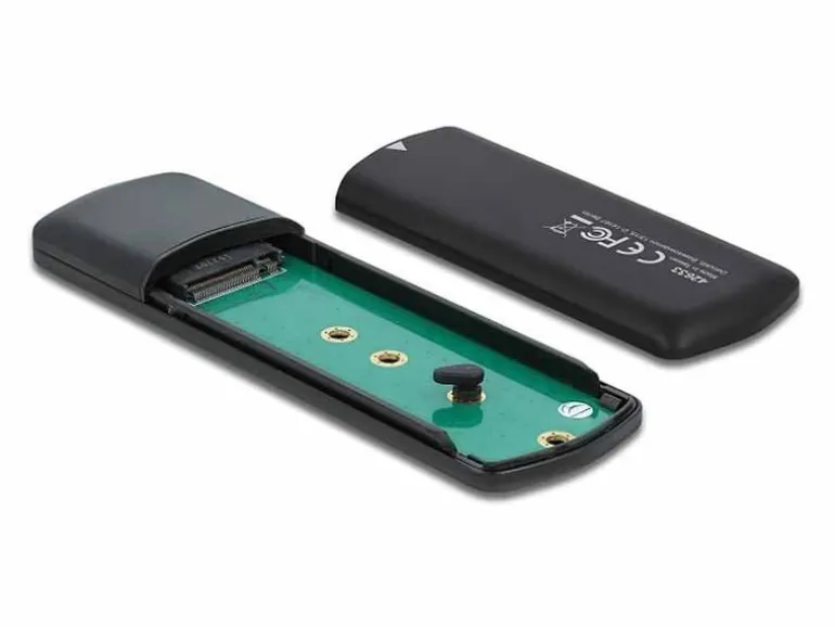 Delock Externes Gehäuse USB 3.1 Gen2 für M.2 NVME&SATA SSD