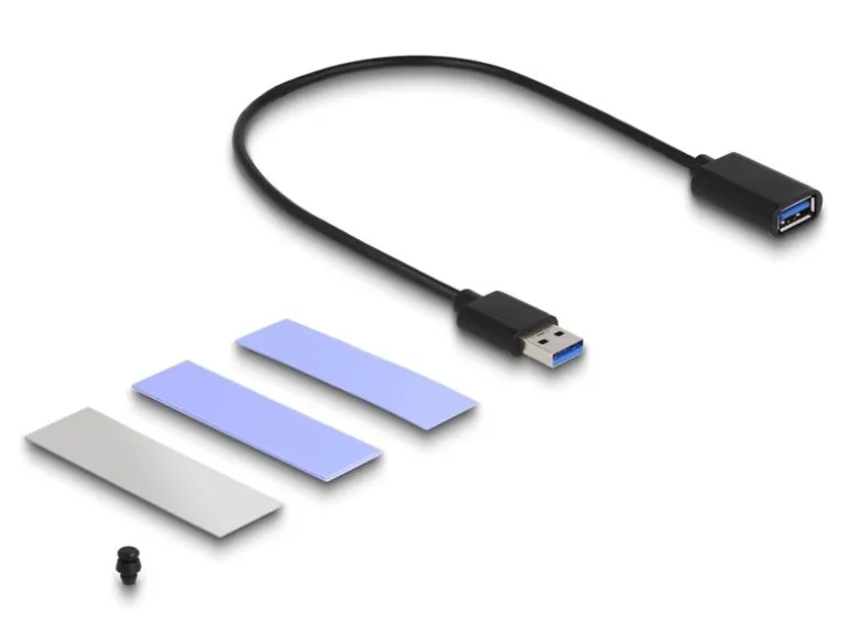 Delock Externes Gehäuse USB3.2 Gen 2 für PS5 mit M.2 NVMe Slot M.2