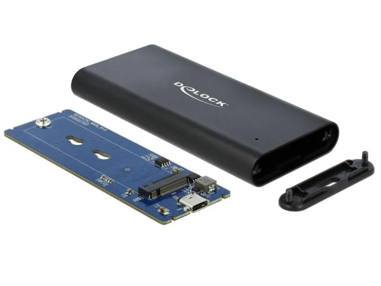 Delock Externes Gehäuse USB3.1 Typ-C - NVME SSD M.2