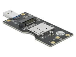 Delock Externes Gehäuse USB 3.0 zu M.2 mit SIM Slot