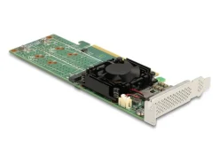 Delock Host Bus Adapter PCI Express x16 - 4x NVMe M.2 Key M