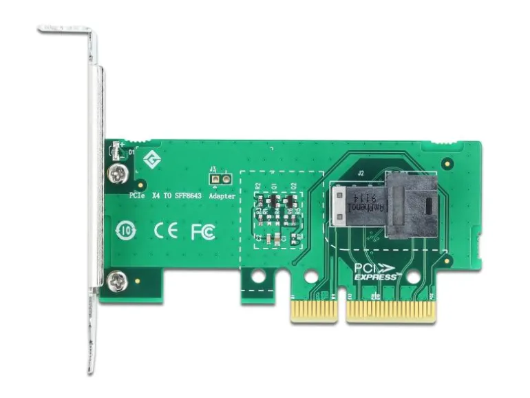 Delock Host Bus Adapter PCI-Ex4v4 -1xSFF-8643 NVMe U.2