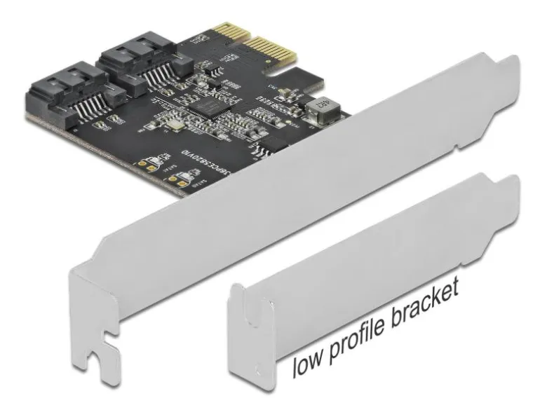 Delock Host Bus Adapter 2 Port SATA PCIe Karte