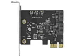 Delock Host Bus Adapter 2 Port SATA PCIe Karte