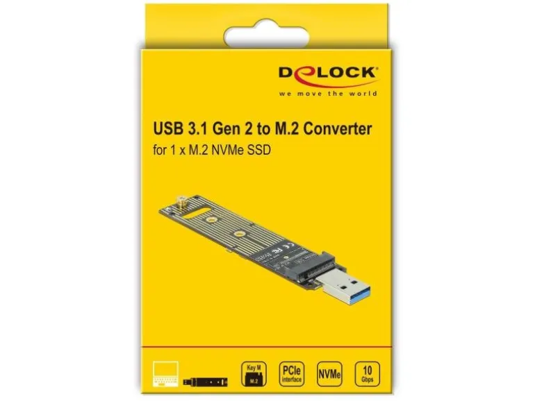Delock Host Bus Adapter USB3.1 Gen2 - NVME PCIe M.2 SSD