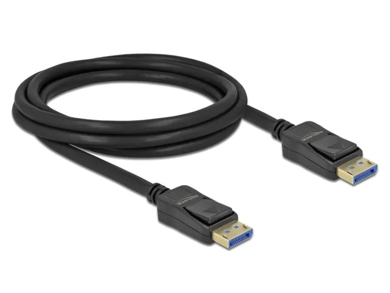 Delock Kabel 10K 60Hz, 54Gbps DisplayPort - DisplayPort, 2 m