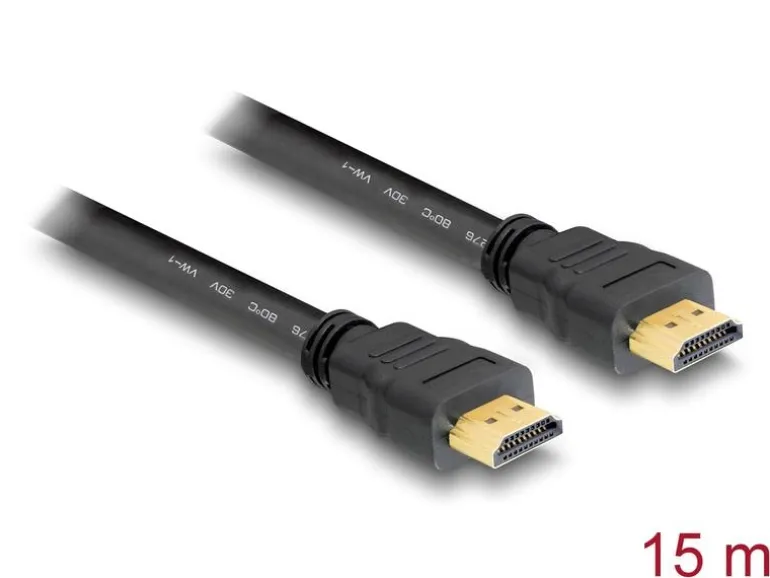 Delock Kabel 4K 30Hz HDMI - HDMI, 15 m