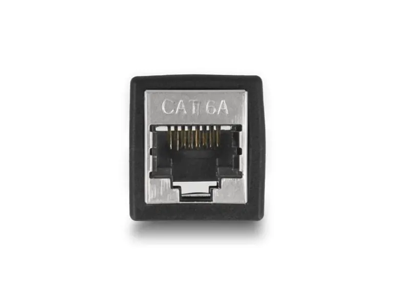Delock Kupplung RJ45 - RJ45, Cat.6A, Schwarz 1 Stück
