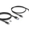 Delock KVM Switch Displayport 8K 30 Hz mit USB 5 Gbps