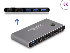Delock KVM Switch HDMI 8K 60 Hz mit USB 5 Gbps