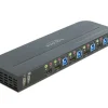Delock KVM Switch 4 Port HDMI mit USB 3.0 und Audio 4k 60Hz