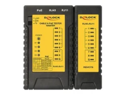 Delock LAN-Tester Master PoE/RJ12/RJ45