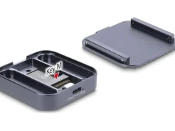 Delock Magnetisches Gehäuse USB-C 10 Gbps M.2 NVMe SATA SSD