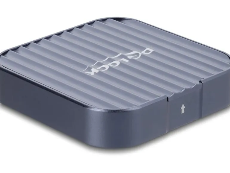 Delock Magnetisches Gehäuse USB-C 10 Gbps M.2 NVMe SATA SSD