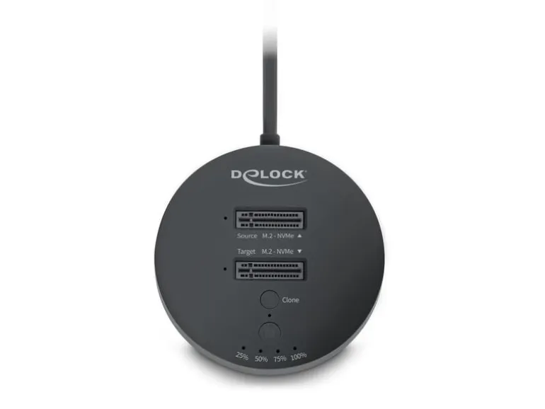 Delock M.2 Dockingstation USB 20 Gbps, 2x NVMe PCIe SSD