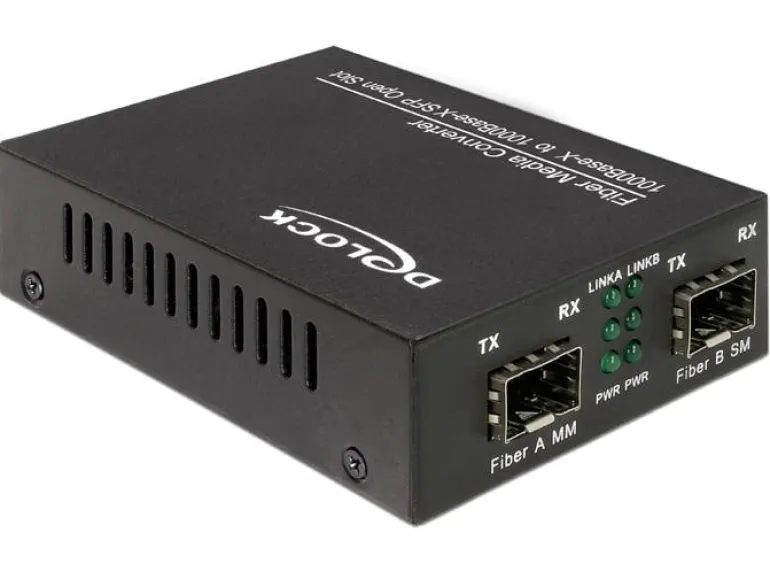 Delock Medienkonverter 1000Base-X SFP zu SFP