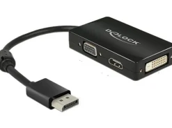 Delock Multiadapter DisplayPort - HDMI/VGA/DVI-I