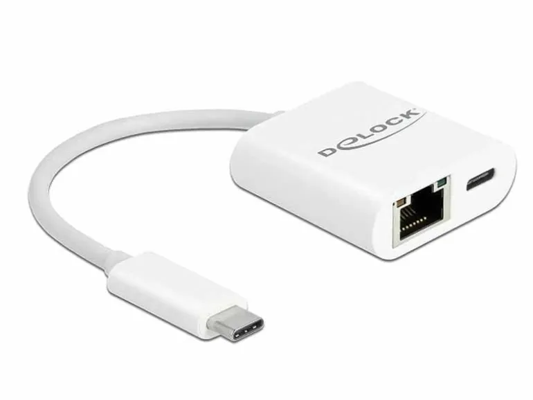 Delock Netzwerk-Adapter 65402 USB-C – RJ45 mit PowerDelivery