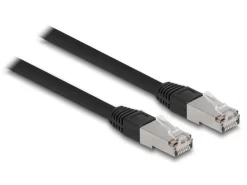 Delock Patchkabel Outdoor Cat 6A, S/FTP, 15 m, Schwarz