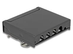 Delock Patchpanel 4-Port Desktop/DIN-Rail/Wand