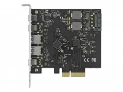Delock PCI-Express-Karte USB 3.1 Gen2 - 3x USB-C + 2x USB-A