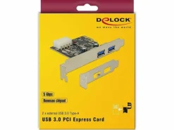 Delock PCI-Express-Karte USB 3.0 Typ-A + LowProfile