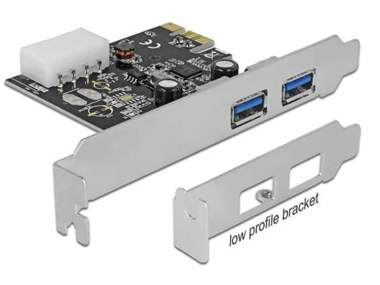 Delock PCI-Express-Karte USB 3.0 Typ-A + LowProfile