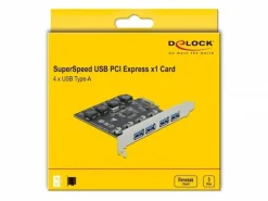 Delock PCI-Express-Karte 90509 USB 3.0 - 4x USB-A
