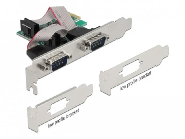 Delock PCI-Express-Karte 90046 2x Seriell / RS232