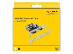 Delock PCI-Express-Karte 90007 2x Seriell / RS-232