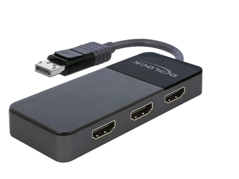 Delock 3-Port Signalsplitter DisplayPort - 3x HDMI