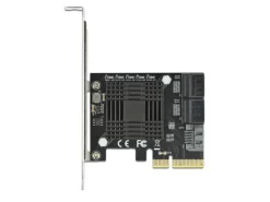 Delock SATA-Controller PCI-Ex4 - 5x SATA3 intern