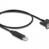 Delock Serial-Adapter USB-A Stecker - Seriell Buchse