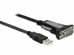 Delock Serial-Adapter USB-A zu RS-232 DB9, 4m