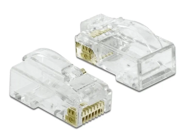 Delock Stecker RJ45 Cat.6 UTP 20 Stück, Transparent