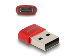 Delock USB 2.0 Adapter USB-A Stecker - USB-C Buchse