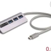 Delock USB Hub (3 Port, 5 Gbps, SD und Micro SD Card Reader)