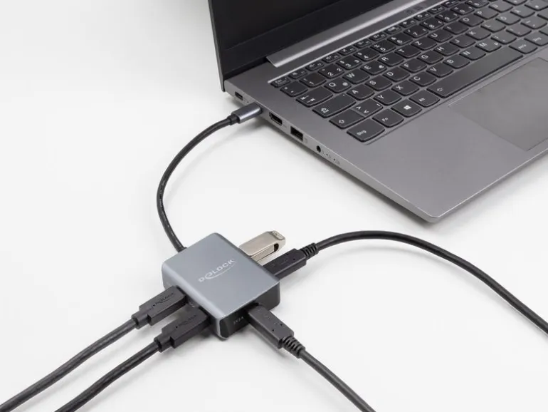 Delock USB-Hub 4 Port USB-C 10 Gbps