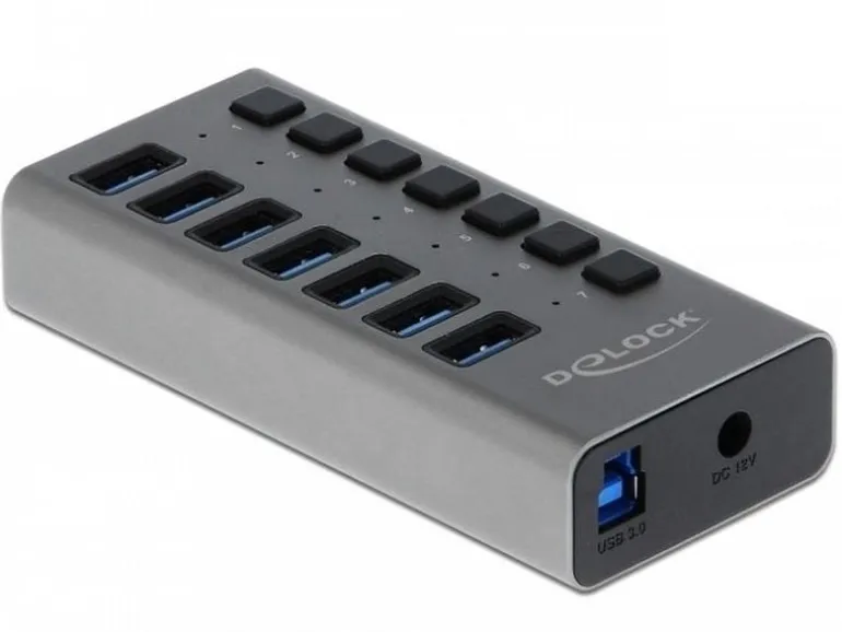 Delock USB-Hub 63669 USB 3.0 - 7x Type-A