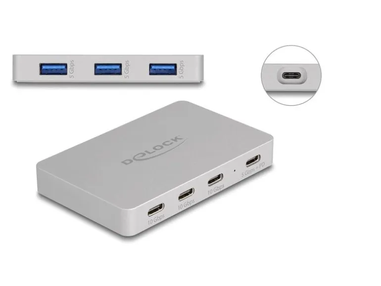 Delock USB-Hub 64279 7x Port USB Hub